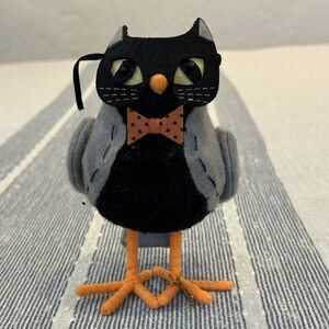 Target 2017 Hyde & Eek Hissy Halloween Featherly Friends Bird In Cat Mask Bowtie